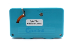Fiber optic Connector Cleaner Fiber Optic Cassette Cleaner Tools for 1.25mm 2.5mm MPO Ferrules per clean with over 500