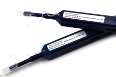 Caneta de limpador de fibra óptica para lc mu 1.25mm ferrules por limpo com mais de 800