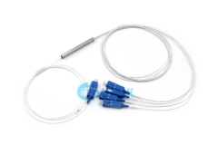 Divisor de fibra de 1x4 plc, sc/pc 0.9mm mini divisor de plc sem bloqueio