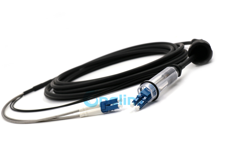 Outdoor PDLC-LC Waterproof Fiber Optic PatchCord