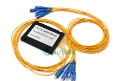 1X8 волоконный сплиттер, SC/PC пластик ABS коробка оптоволоконный PLC сплиттер