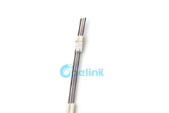 GJXFH FTTH Cable de fibra óptica, 1/2/4 núcleo de fibras desnudas Singlemode G657A1 G657A2, FTTH tipo de arco de acero engarzado tipo gota Cable de fibra óptica GJXH