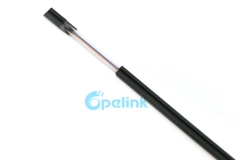 Cabo de fibra de gota ftth, arco-tipo frp membro de força gota cabo de fibra óptica gjxfh/gjxh