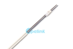 Gjxfh ftth cabo de fibra óptica, 1/2/4 núcleo de fibras nuas singlemode g657a1 g657a2, ftth arco-tipo de aço enfiado tipo gota cabo de fibra óptica gjxh
