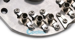 ST / APC Fiber optic Polishing Jig, Customized Fiber optic connector Polishing Fixture used in central polishing machine