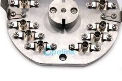 ST / APC Fiber optic Polishing Jig, Customized Fiber optic connector Polishing Fixture used in central polishing machine