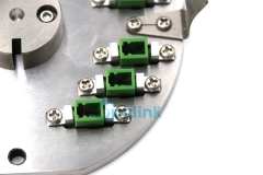 LC / APC Fiber optic Polishing Jig, Customized Fiber optic connector Polishing Fixture used in central polishing machine