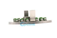 Lc/apc fixo de polimento de fibra óptica jig, dispositivo de polimento de conector de fibra óptica personalizado usado na máquina de polimento central
