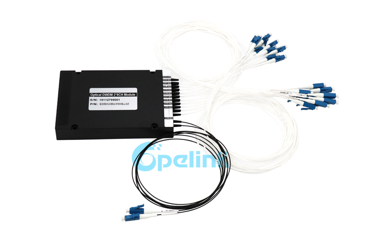 9CH DWDM Module with EXP port, ABS BOX packaging