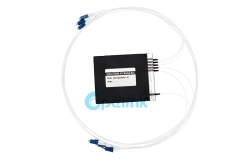4CH оптический DWDM, 0,9 мм LC/PC ABS Box Mux/Demux DWDM модуль с EXP портом