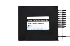 8CH Optical CWDM Module, 0.9mm LC/PC ABS BOX CWDM Mux / Demux Module with Express port
