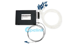 16+1CH CWDM Mux / Demux Module , 0.9mm LC/PC ABS BOX Optical CWDM Module with Express port
