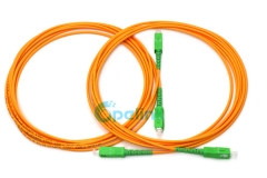 SC/APC-SC/APC 3.0mm SM Simplex 9/125 Fiber Optic Patch Cord