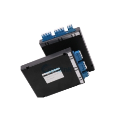 4CH Optical DWDM , Plastic ABS Box 100G DWDM Mux/Demux LC Adapter Plug-in Module with Upg