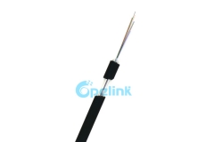 Cabo de fibra óptica de queda ftth, cabo de fibra óptica plana de tubo solto central GYFXTY-FL