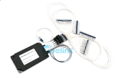 48CH 100G AAWG , Guassian AAWG , Flat-top Athermal AWG Module Standard Metal Box For DWDM Networks