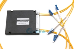 2CH Optical CWDM OADM Module , ABS BOX 2.0mm LC/PC With EXP Port