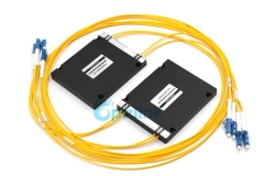 2CH Optical CWDM OADM Module , ABS BOX 2.0mm LC/PC With EXP Port