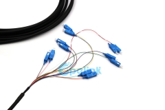 Distribution Fiber Pigtail, SC/PC Fanout Fiber Optic Pigtail, Singlemode