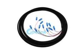 Distribution Fiber Pigtail, SC/PC Fanout Fiber Optic Pigtail, Singlemode