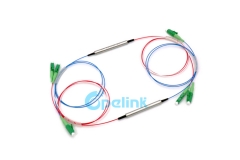 Circulador óptico: Circulador de fibra óptica LC/APC 3 portos com baixo PDL