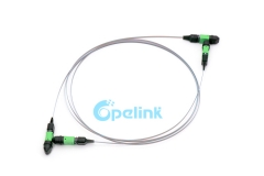 Cable de cinta MPO: puente de fibra MPO a MPO, monomodo, cinta desnuda de 12 fibras