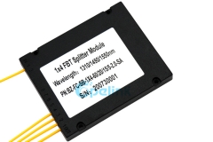 1x4 FBT Splitter: ABS Module FBT Coupler Splitter... 2,0mm SC/APC SingleMode