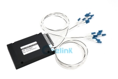 9CH DWDM Module , 0.9mm LC/PC ABS BOX Mux & Demux Optical DWDM with Express port