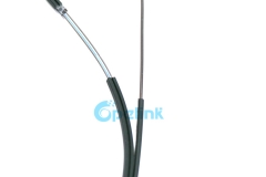 GJYXFCH FTTH Cabo de fibra ótica, cabo de fibra ótica autossuficiente, membro de força metálica FTTH cabo de fibra