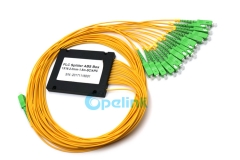 Divisor de la fibra óptica 1X16, divisor plástico de la fibra de la caja del ABS de SC / APC
