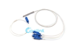 1X4 PLC de fibra de divisor de SC/PC 0,9mm Mini Blockless PLC Splitter