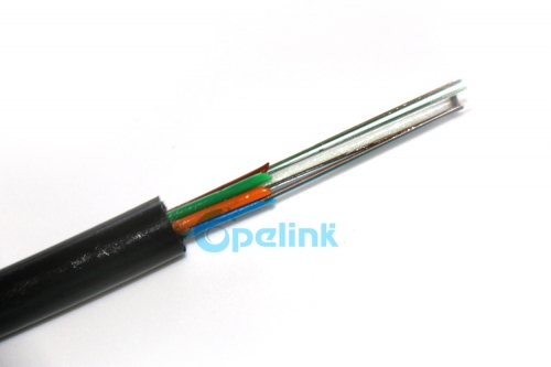 Cabo óptico trançado de tubo solto GYFTY não metálico, cabo de fibra óptica de 2-144 núcleo externo, cabo de fibra óptica profissional não auto-sustentável