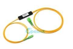 Acoplador FBT SC / APC 1X2 de 3.0 mm, divisor FBT de alta confiabilidad y estabilidad con empaque de CAJA ABS