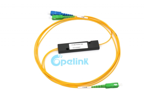 Optical FWDM, Customized Wavelength, 3ports Fwdm Module With ABS BOX packaging