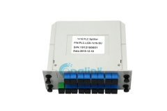 Divisor de fibra ótica tipo caixa 1X16 LGX, divisor de fibra ótica de cassete padrão, modo único SC / UPC