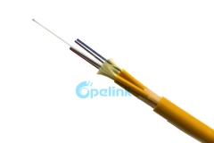 Cabo de fibra ótica Breakout, cabeamento interno monomodo, Cabo de fibra ótica GJBFJV Cabo ótico multifibra GJBFJV