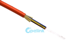 Cabo de fibra óptica de distribuição, cabo de fibra óptica multimodo interno, cabo multi-fibra óptica GJPFJV