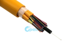 Cabo de distribuição de fibra ótica de subunidade, cabeamento interno multifibra Cabo de fibra ótica, Cabo de fibra ótica multifuncional de até 144 núcleos