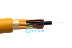 Cabo de distribuição de fibra ótica de subunidade, cabeamento interno multifibra Cabo de fibra ótica, Cabo de fibra ótica multifuncional de até 144 núcleos