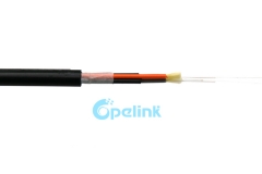 Cable de fibra óptica de transmisión lejana redonda dúplex GYFJH, cable de fibra óptica FTTA / RRH, cable óptico redondo para cableado de base