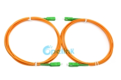 SC / APC - Cable de conexión de fibra óptica SC / APC, puente de fibra óptica OS2 monomodo de alta calidad, cables de conexión de fibra óptica Simplex EconomySC / APC