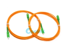 SC/APC - SC/APC Fiber Optic Patch Cord, hight Quality Singlemode OS2 Fiber Optic Jumper, Economy SC/APC Simplex Fiber Optic Patch cables