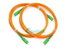 SC/APC - SC/APC Fiber Optic Patch Cord, hight Quality Singlemode OS2 Fiber Optic Jumper, Economy SC/APC Simplex Fiber Optic Patch cables
