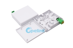 Caixa de terminação de tomada de parede de fibra ótica, soquete de parede de fibra ótica econômica, placa frontal de fibra montada na parede FTTH