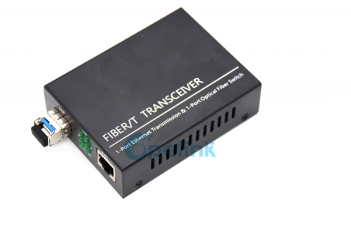 Optical Media Converter with SFP Slot