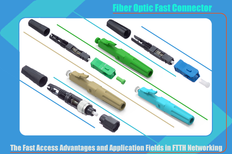 The Fast Access Advantages and Application Fields of Fiber Optic Fast Connector in FTTH Networking
