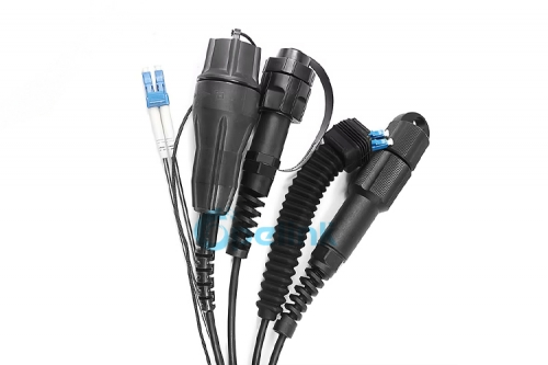 FTTH BBU RRU Waterproof Solution, CPRI Cable Waterproof ODVA-LC Fiber Optic Patchcord