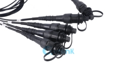 Terminal de divisor flexible 1x4 PLC, Mini FST con conector impermeable endurecido