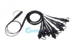 Terminal de divisor flexible 1x8 PLC, Mini FST con conector impermeable endurecido