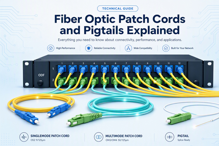 Fiber Patch Cord & Pigtail: Types, Termination & Selection Guide